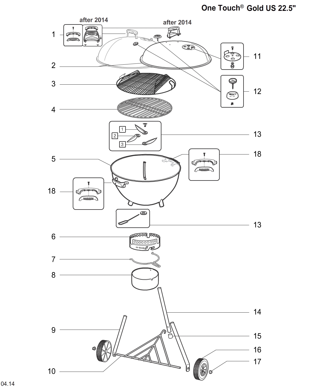 Weber Grill Schematics | Weber Grill Models