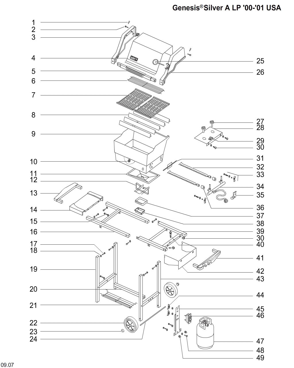 Weber Grill Schematics | Weber Grill Models