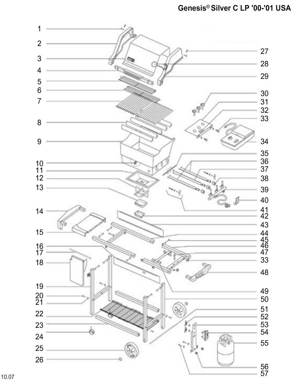 Weber Grill Schematics Weber Grill Models 2569