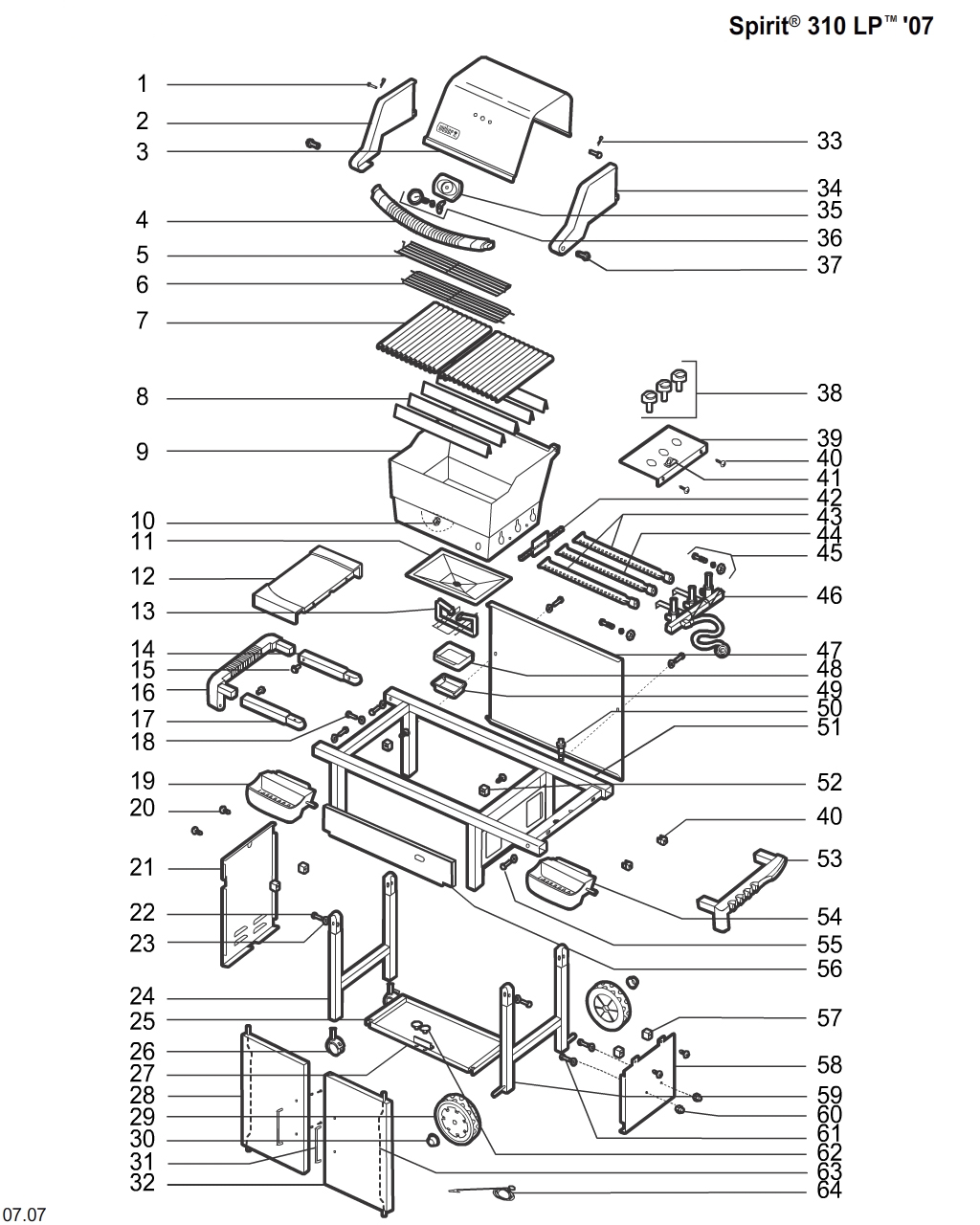 Weber Grill Schematics Weber Grill Models