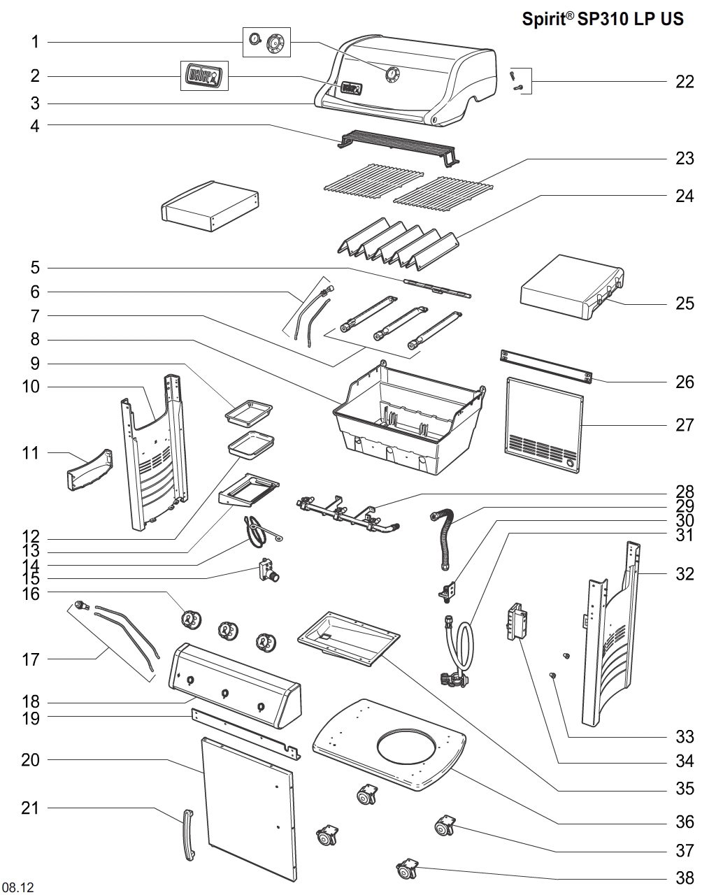 Weber Grill Schematics | Weber Grill Models