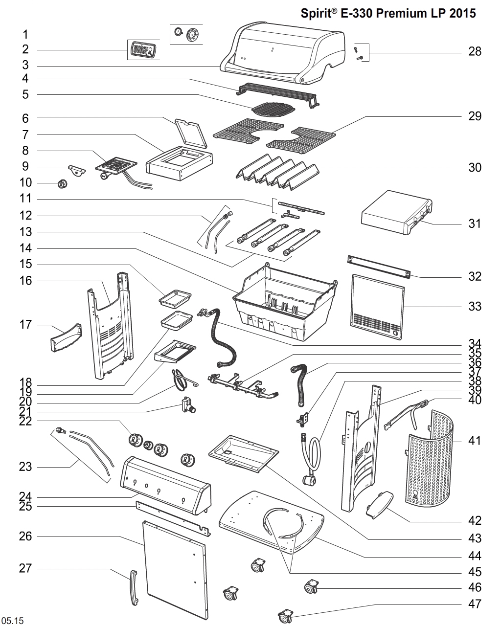 Weber Grill Schematics | Weber Grill Models