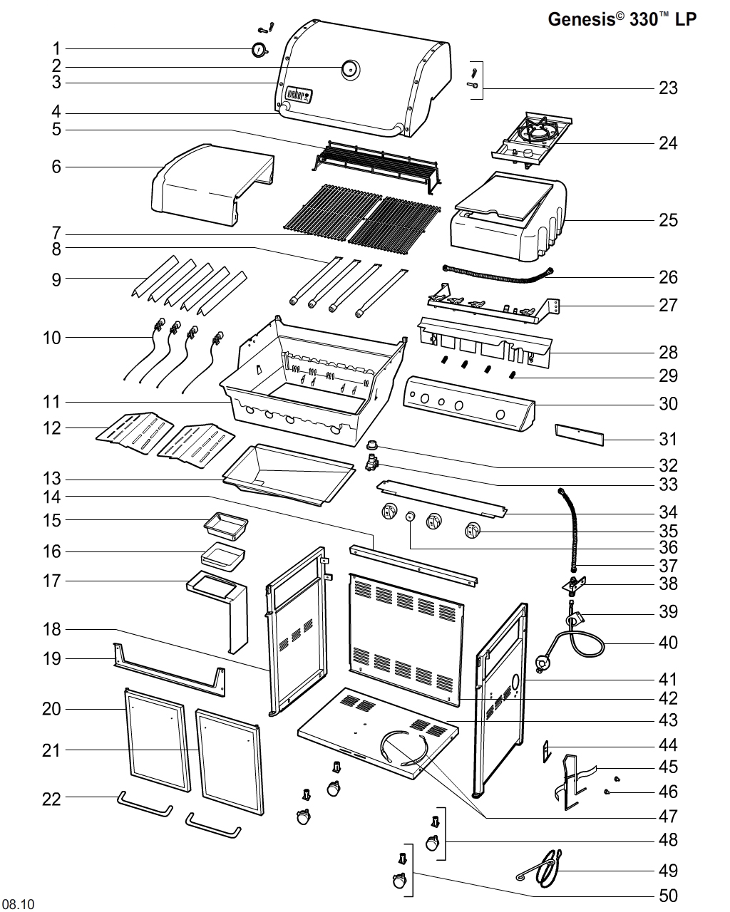 Weber Grill Schematics Weber Grill Models   6531074 